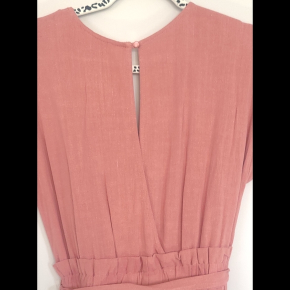 Monteau Pants & Jumpsuits Monteau Salmon Colored Jumpsuit Poshmark